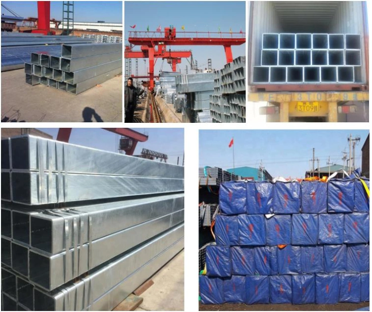 Factory Best Quality 40X40/Galvanized/Q235/BS1387/Square/Rectangular/Rhs/Shs/Decoration/Building/Fence/Pre Galvanized Steel Pipe