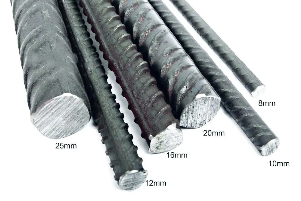 ASTM A615 BS4449 B500b HRB335 HRB400 HRB500 Deformed Construction Carbon Iron Steel Rebars Reinforced Reinforcing Concrete Tmt Round Bars for Steel Structure